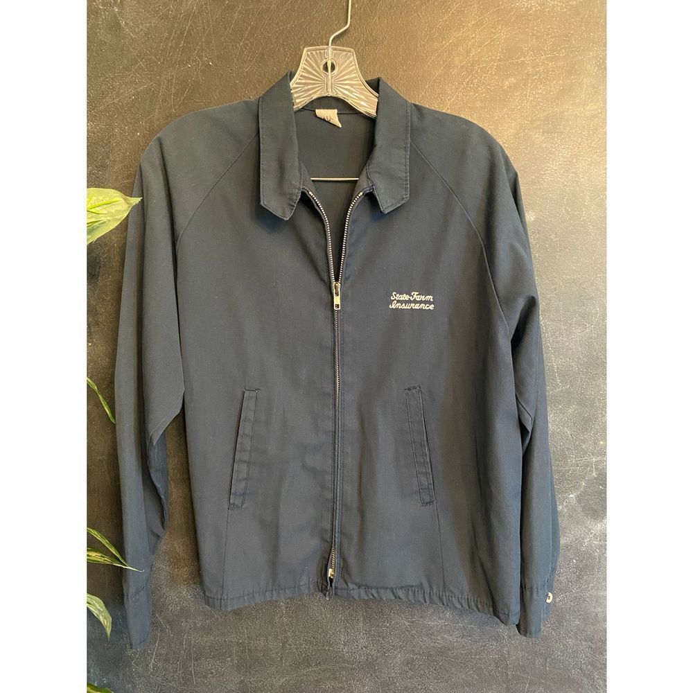 Vintage State Farm Insurance Navy Blue Jacket